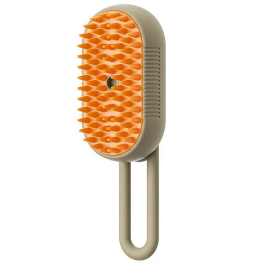 Pet Steam Brush Grooming & Massage