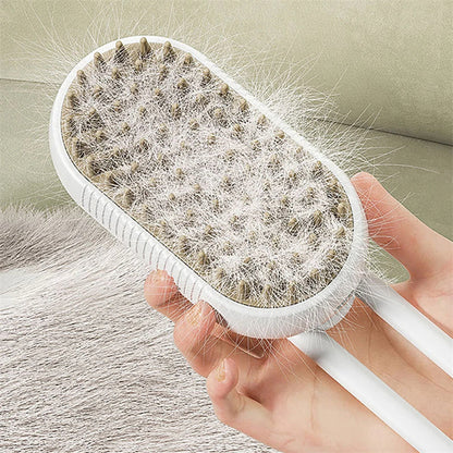Pet Steam Brush Grooming & Massage